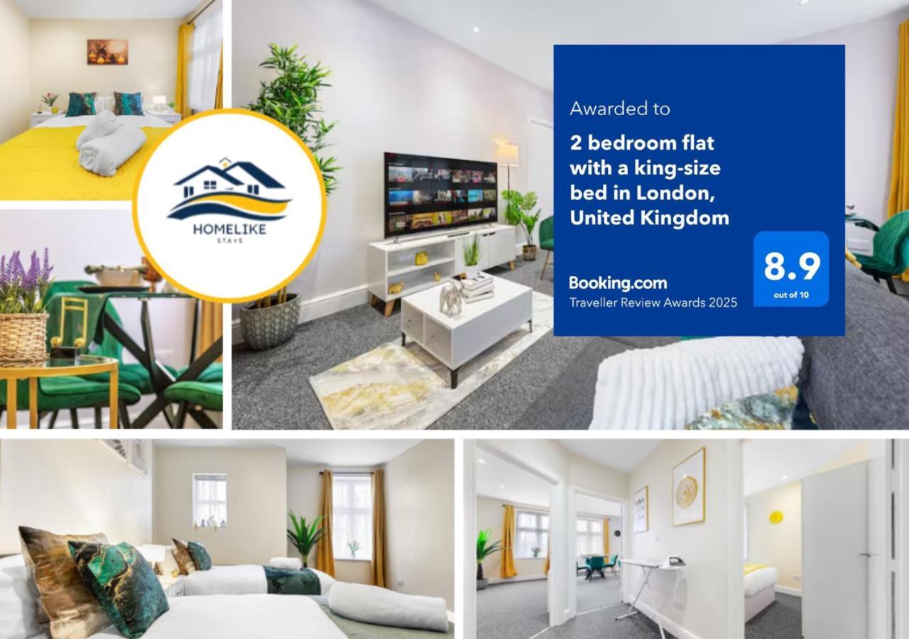 Elegant 2Br London Hideaway- King Bed, Sleeps 6 - Parking- Instant Book- 20 Percent Off Limited Time! Barnet kerület Kültér fotó